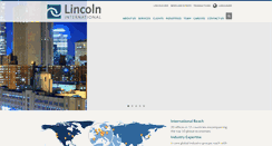 Desktop Screenshot of lincolninternational.com